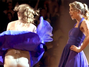 Xu hướng thời trang - 1001 pha bục quần, bay váy bất thình lình