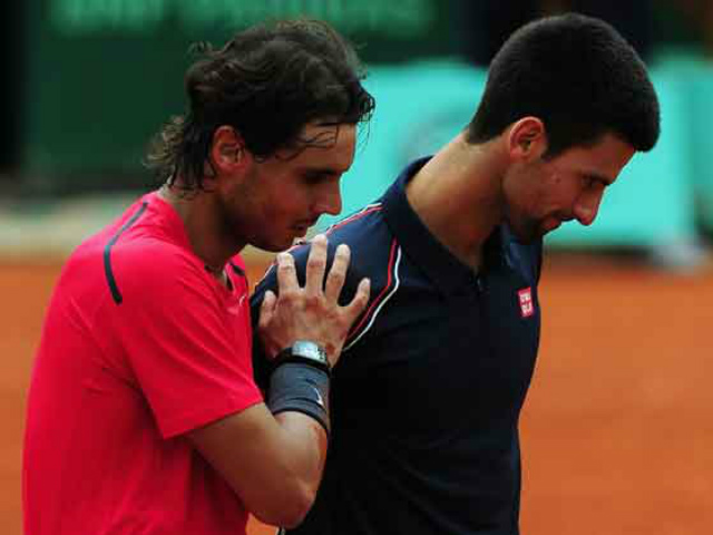 Thể thao - Djokovic vẫn ngán Nadal trên sân đất nện