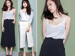 Thời trang công sở - Bạn nên chi bao nhiêu để mua quần ống rộng sành điệu?