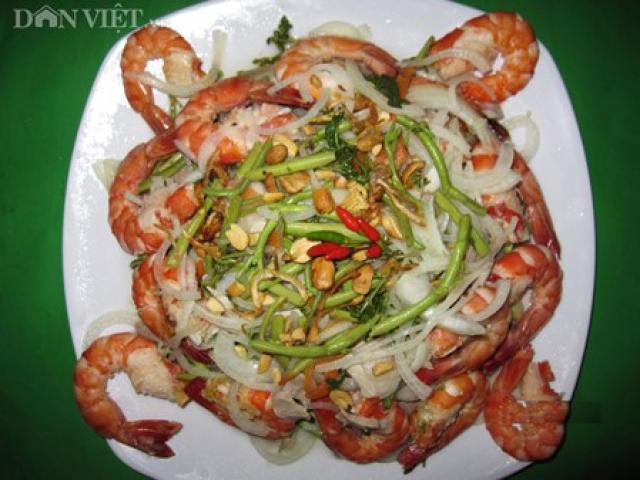 Ẩm thực - Gỏi rau nhút trộn tôm thịt, món “thăng hoa” ngày hè