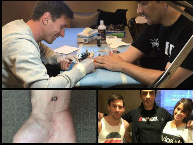 Bóng đá - Messi &amp; thú vui xăm hình: Vẫn chưa có "số má"