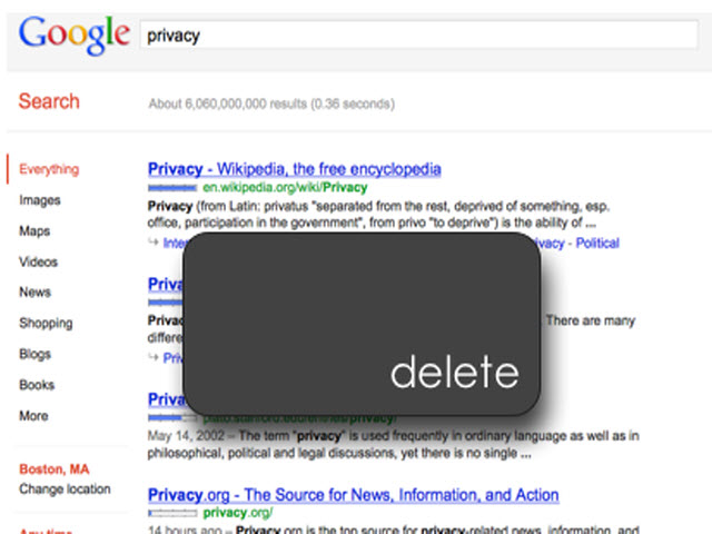 Mẹo: Xóa sạch lịch sử tìm kiếm trên Google
