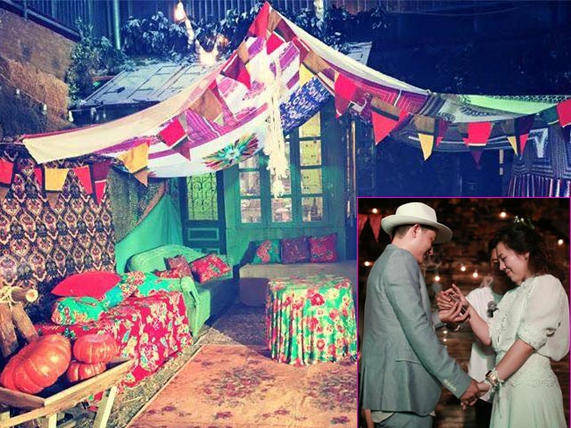 Bạn trẻ - Cuộc sống - Lễ cưới phong cách Tây Tạng độc đáo của cặp đôi 8x