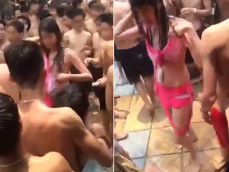 Tin tức Việt Nam - Sàm sỡ tập thể ở Công viên nước Hồ Tây: Biến thái?