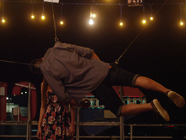 Phim - Clip Ngân Khánh tiết lộ "nụ hôn lơ lửng" với Đức Thịnh