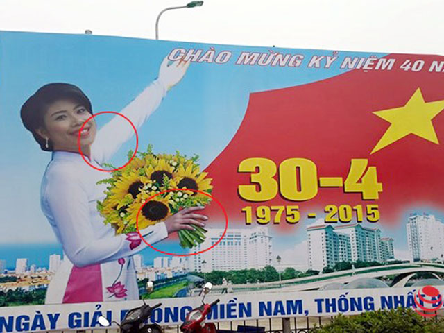 Tin tức trong ngày - Hà Nội chào mừng ngày 30/4 bằng pano..."kì dị"