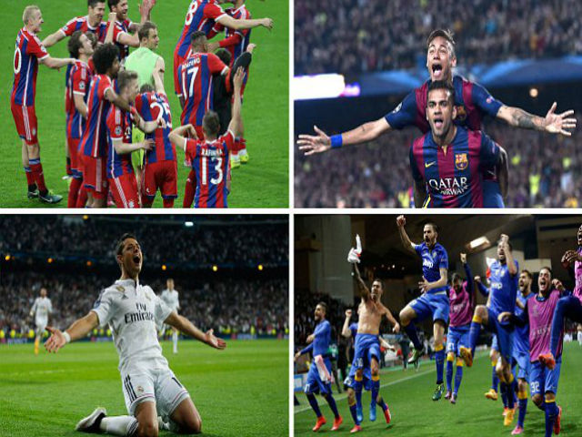 Bóng đá Đức - Chiều nay, bốc thăm bán kết C1: Cặp đấu nào cũng "kinh điển"