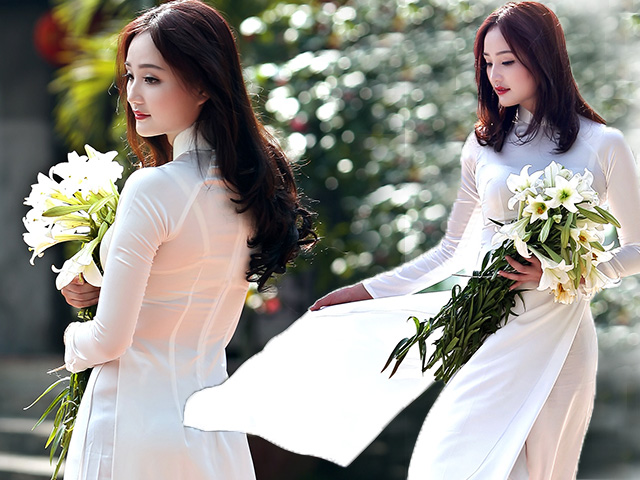 Bạn trẻ - Cuộc sống - Thiếu nữ yêu kiều bên "Nữ hoàng tháng tư"