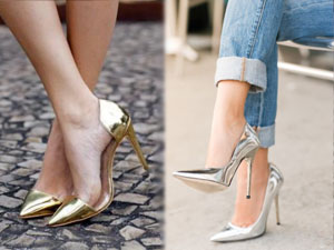 Bí quyết mặc đẹp - 6 cách phối khiến đôi giày ánh kim trở nên "đáng giá“