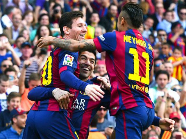 Bóng đá - Messi, Neymar &amp; Suarez hướng đến kỉ lục phá lưới ở Barca