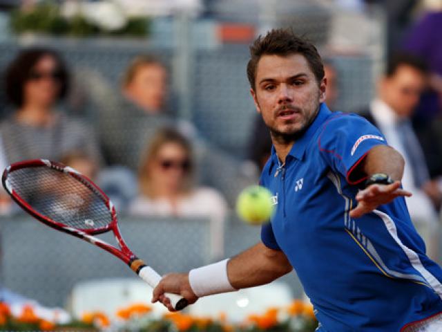Thể thao - Madrid Open ngày 2: Wawrinka, Raonic sớm vào vòng 3