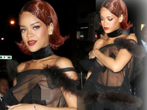 Xu hướng thời trang - Sau “long bào”, Rihanna tiếp tục phớt lờ áo nịt ngực