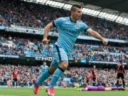 Bóng đá - Lập hat-trick, Aguero cầm chắc &quot;Vua phá lưới&quot;