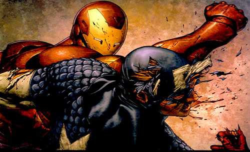 Màn đụng độ kinh hoàng của Iron Man và Captain America