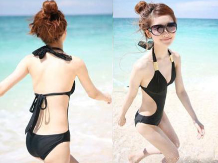 Bí quyết mặc đẹp - Tự may áo tắm hở lưng thật dễ từ chiếc áo thun cũ