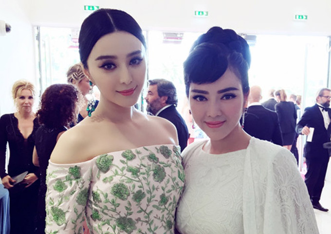 Phim - Lý Nhã Kỳ đẹp không kém Phạm Băng Băng tại LHP Cannes
