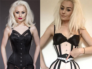 Làm đẹp cùng sao - Mẫu mặc áo nịt đến "oằn cả xương" để thu nhỏ vòng 2