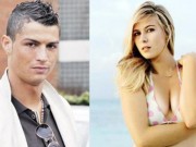 Bóng đá - CR7 từng “qua đêm” với hoa hậu quần vợt Sharapova?