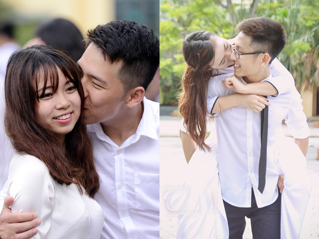 Bạn trẻ - Cuộc sống - Những nụ hôn đáng nhớ trong ngày chia tay học trò