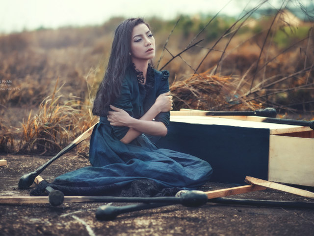 Bạn trẻ - Cuộc sống - Bộ ảnh "Bùng cháy" của bà mẹ đơn thân