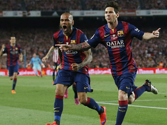 Lập đại công ở CK cúp Nhà Vua, Messi được vinh danh
