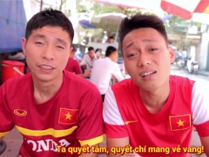 Bạn trẻ - Cuộc sống - Clip chế cổ vũ U23 chinh phục SEA Games 28 gây sốt