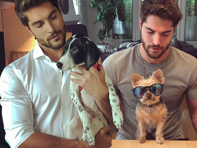 Xu hướng thời trang - Trai đẹp yêu chó "đốn tim" hàng triệu chị em