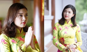 Hoa khôi sinh viên nổi bật trong ngày lễ Phật Đản