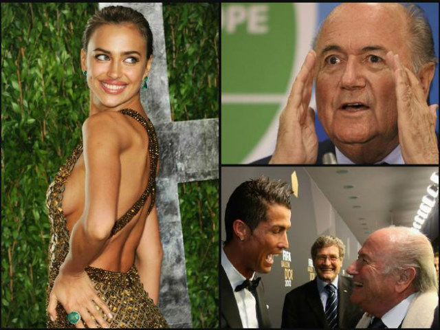 Tin bên lề bóng đá - SỐC: Blatter từng “đá cặp" với bồ cũ Ronaldo