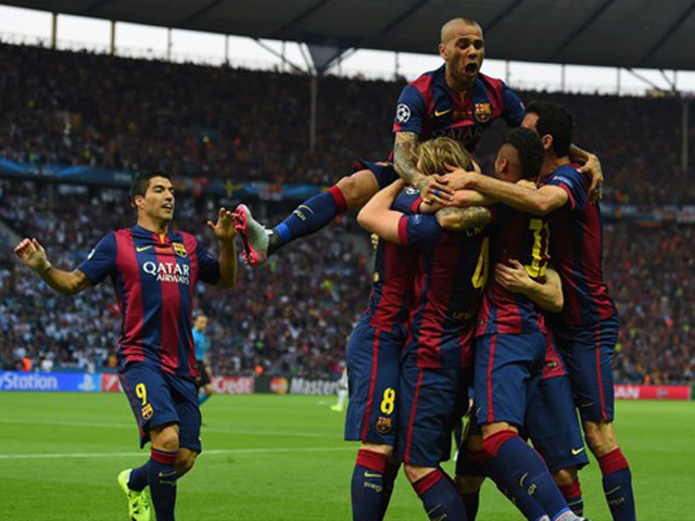 Bóng đá - 10 bàn đẹp nhất C1 2014/15: Barca thống trị, CR7 số 1