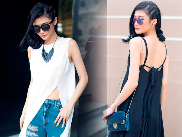 Bí quyết mặc đẹp - Kha Mỹ Vân “chất lừ” trên đường phố Sài Gòn