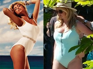 Người mẫu - Hoa hậu - Kate Upton khoe ảnh thon thả khác xa ngoài đời