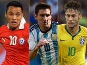 Bóng đá - Hàng công “khủng” Copa America: Sanchez-Messi-Neymar