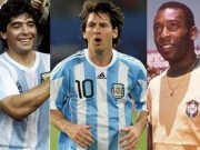 Các giải bóng đá khác - Argentina: Messi trước cái dớp của Pele, Maradona