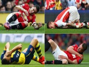 Bóng đá - MU và Arsenal “vô đối” NHA về chấn thương