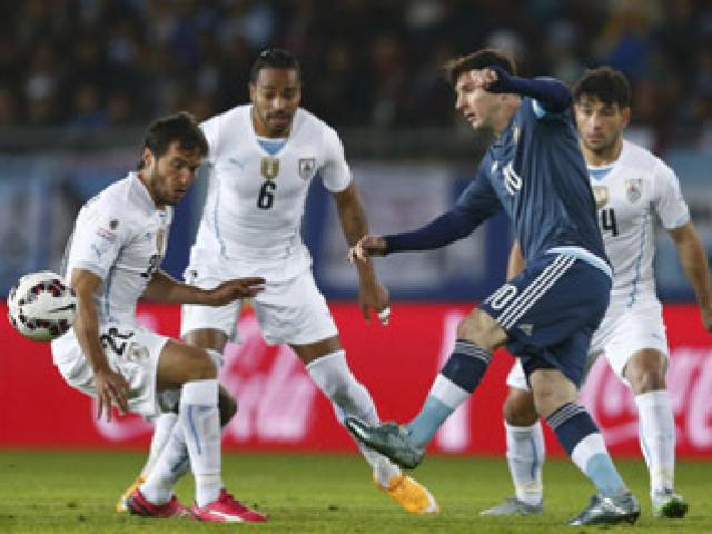 Bóng đá - TRỰC TIẾP Argentina - Uruguay: Phút cuối nghẹt thở (KT)