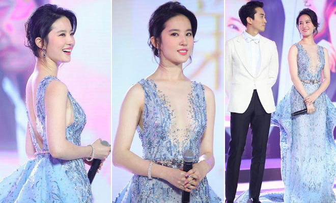 Phim - Lưu Diệc Phi khoe "gò bồng đảo" trắng nõn bên Song Seung Hun