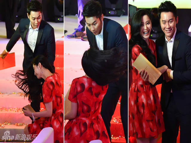 Phim - Bạn trai hốt hoảng khi Phạm Băng Băng “vồ ếch”