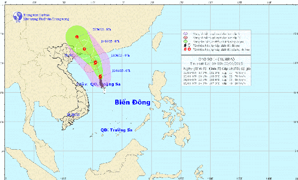 Tin tức trong ngày - Gió giật mạnh, bão số 1 có thể đổi hướng di chuyển