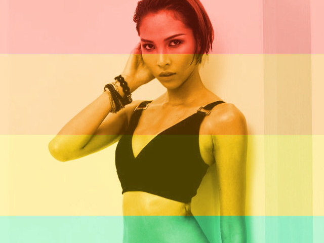 Người mẫu - Hoa hậu - Hoa hậu, mẫu Việt “nhuộm” ảnh đại diện cờ lục sắc