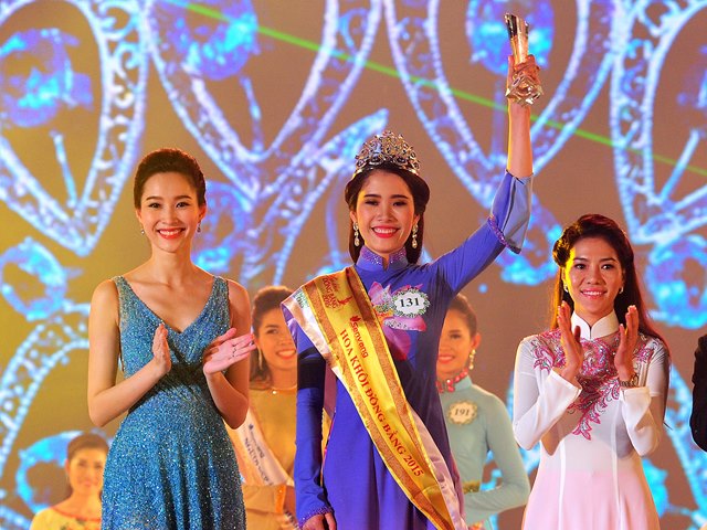Thời trang - “Bản sao Đặng Thu Thảo” lên ngôi Hoa khôi Đồng bằng SCL 2015