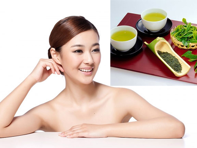 Bí quyết làm đẹp - Da sáng, mịn sau một đêm nhờ trà xanh