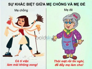 Bạn trẻ - Cuộc sống - Sự khác biệt giữa mẹ chồng và mẹ đẻ