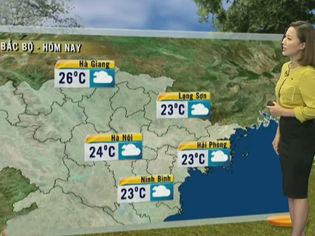 Tin tức trong ngày - Dự báo thời tiết VTV ngày 1/4: Bắc Bộ mưa phùn, ẩm ướt