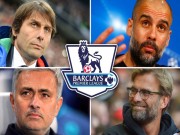 Bóng đá - &quot;Đại chiến&quot; Ngoại hạng: Conte đấu Mourinho, Pep, Klopp