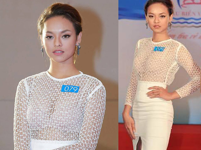 Thời trang - Quỳnh Mai "siêu vòng 3" tái xuất ở Hoa hậu Biển VN