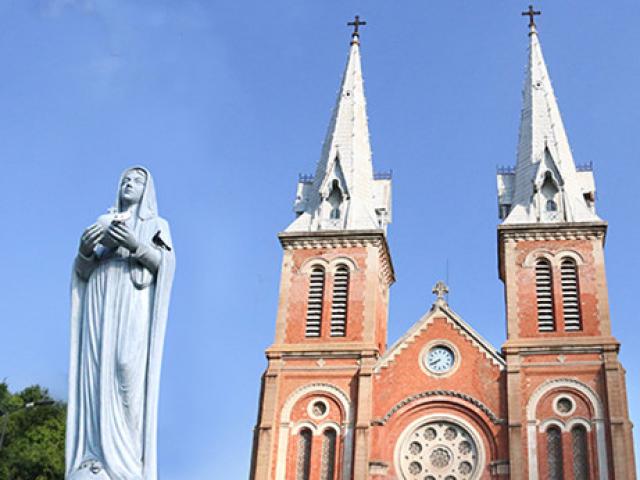 Tin tức trong ngày - Nhà thờ cổ Sài Gòn: Phục hồi vẻ đẹp nguyên sơ nhà thờ Đức Bà