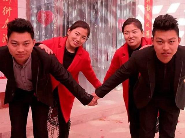 Thế giới - Hai cặp vợ chồng song sinh phải sửa mặt để đỡ nhầm lẫn