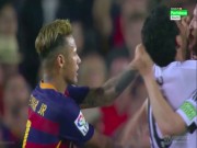 Bóng đá - Barca thua trận, Neymar tát cầu thủ Valencia