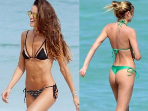 Bí quyết mặc đẹp - Dàn siêu mẫu hàng đầu mê mẩn bikini bé xíu